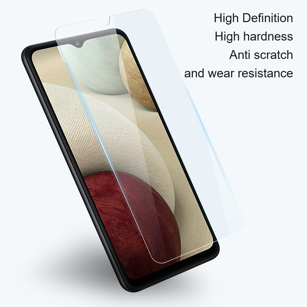 AMORUS For Samsung Galaxy A10 Screen Protector High Aluminum-silicon Glass 2.5D Edge 9H Hardness Clear Anti-fingerprint Film