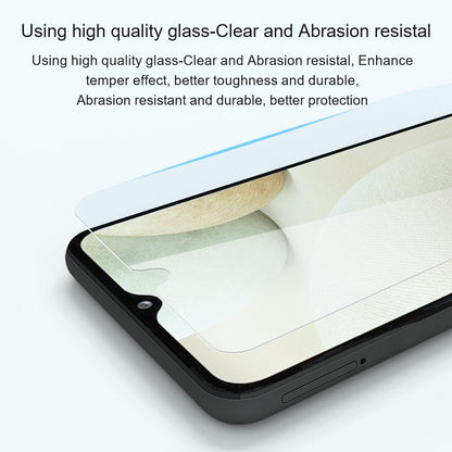 AMORUS For Samsung Galaxy A10 Screen Protector High Aluminum-silicon Glass 2.5D Edge 9H Hardness Clear Anti-fingerprint Film