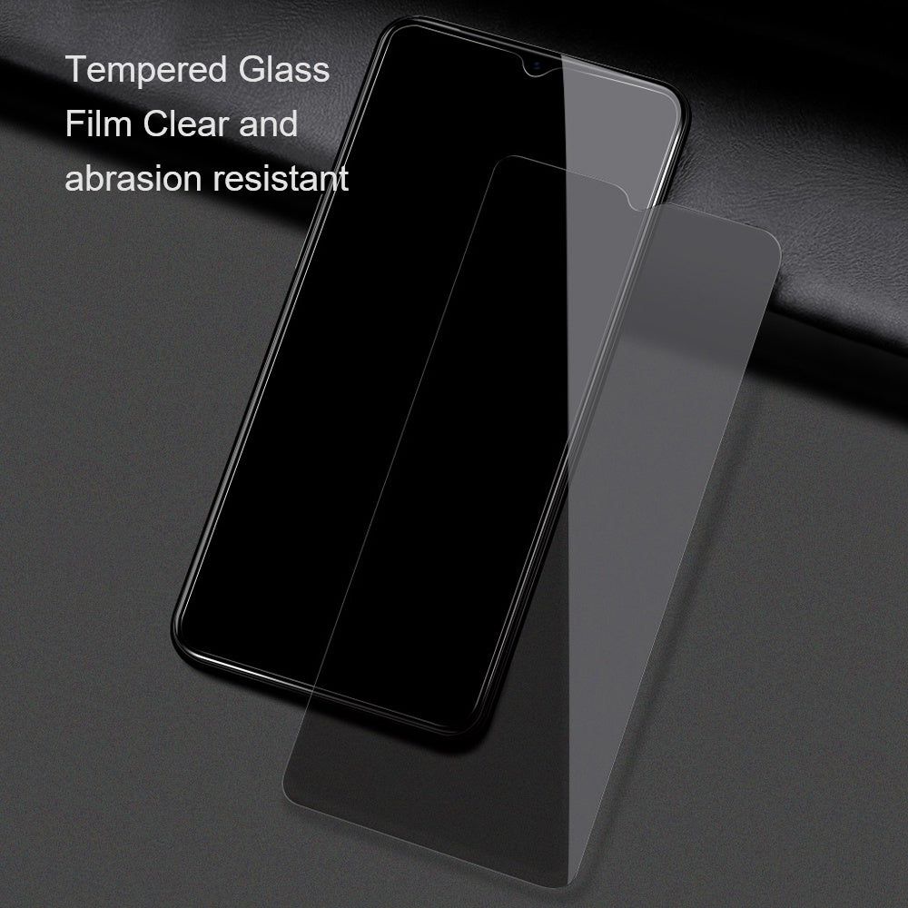 AMORUS For Samsung Galaxy A10 Screen Protector High Aluminum-silicon Glass 2.5D Edge 9H Hardness Clear Anti-fingerprint Film