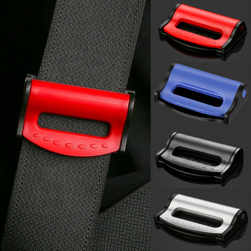 1 Pair Universal Car Seat Belt Clips Adjustable Stopper Buckle Plastic Clip Safety Fastening Car Interior Accessories