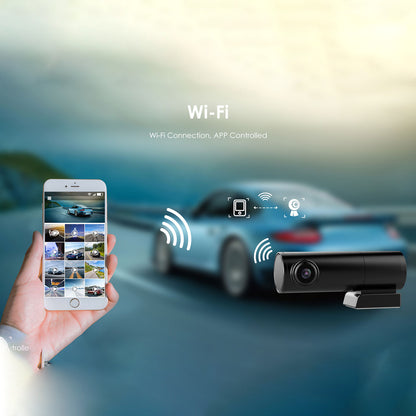 LS01 Car DVR HD Parking Monitoring Loop Recording Night Vision Front Rear Dual Camera WiFi Driving Recorder Dash Cam