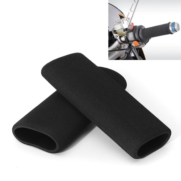 1 Pair UV Protection Motorcycle Hand Grip Covers Anti-slip Sweat-proof Handlebar Grip Protection Handlebar Protector Pads Sleeve