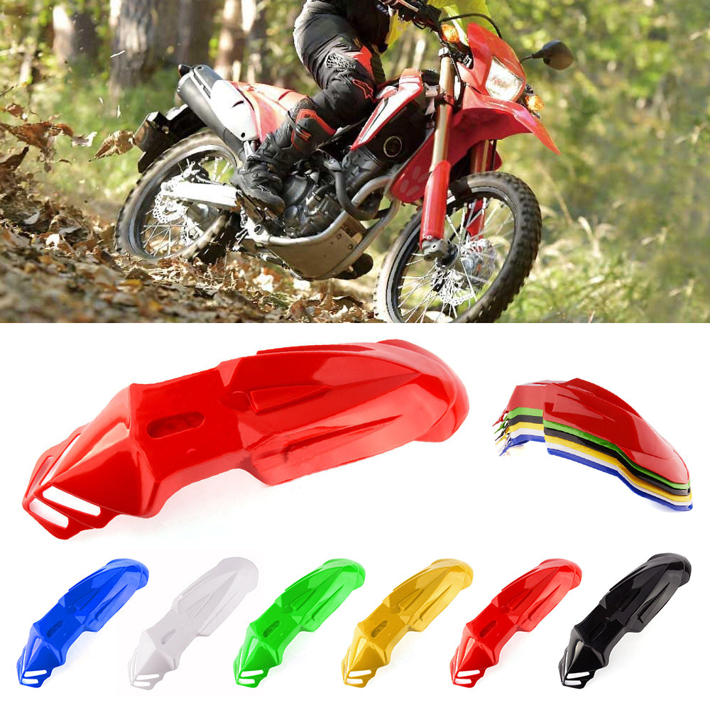 Universal Motorcycle Plastic Front Fenders Mudguard for KX/DRZ/CRF/YZF/WR Off-Road Motorcycle