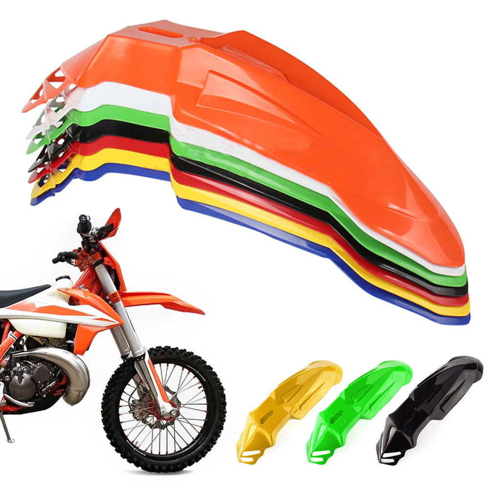 Universal Motorcycle Plastic Front Fenders Mudguard for KX/DRZ/CRF/YZF/WR Off-Road Motorcycle