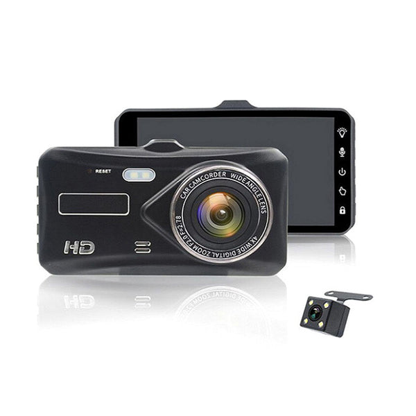 X300 Car Recorder HD 4 inch 2.5D Touch Screen Front / Rear Dual Recording DVRs Support Motion Detection Function