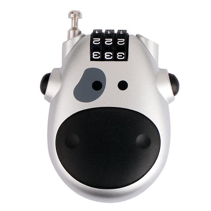 Motorcycle Helmet Code Lock Telescopic Steel Wire Luggage Suitcase Anti-theft Security Lock
