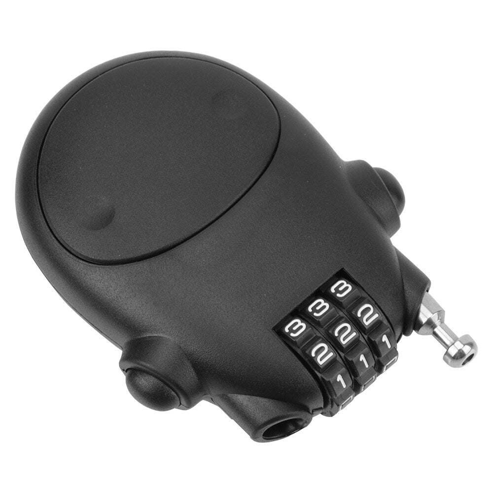 Motorcycle Helmet Code Lock Telescopic Steel Wire Luggage Suitcase Anti-theft Security Lock