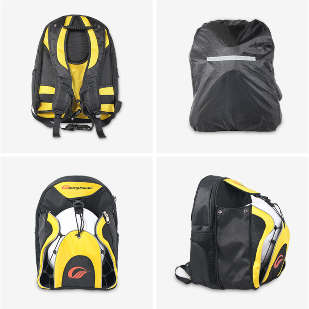 RIDING TRIBE G-XZ-012 Motorcycle Helmet Bag Waterproof Backpack Travel Motorbike Expandable Storage Bag
