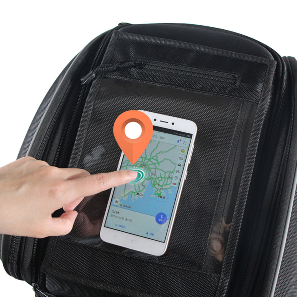 PRO-BIKER G-XZ-002 Motorcycle Oil Fuel Tank Bag Racing Cycling Waterproof Fanny Pack Tail Bag with Magnet