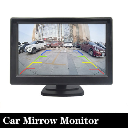 RH-500 Car Parking Reverse 5" LCD Screen Recorder Display Monitor with Power Supply Cable