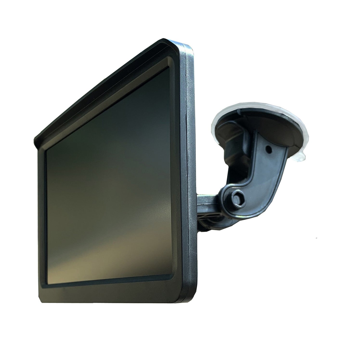RH-702G 7" LCD Video Display Screen Monitor Rear View Round Camera Parking and Reverse System Kit with Car Charger (12V-24V)