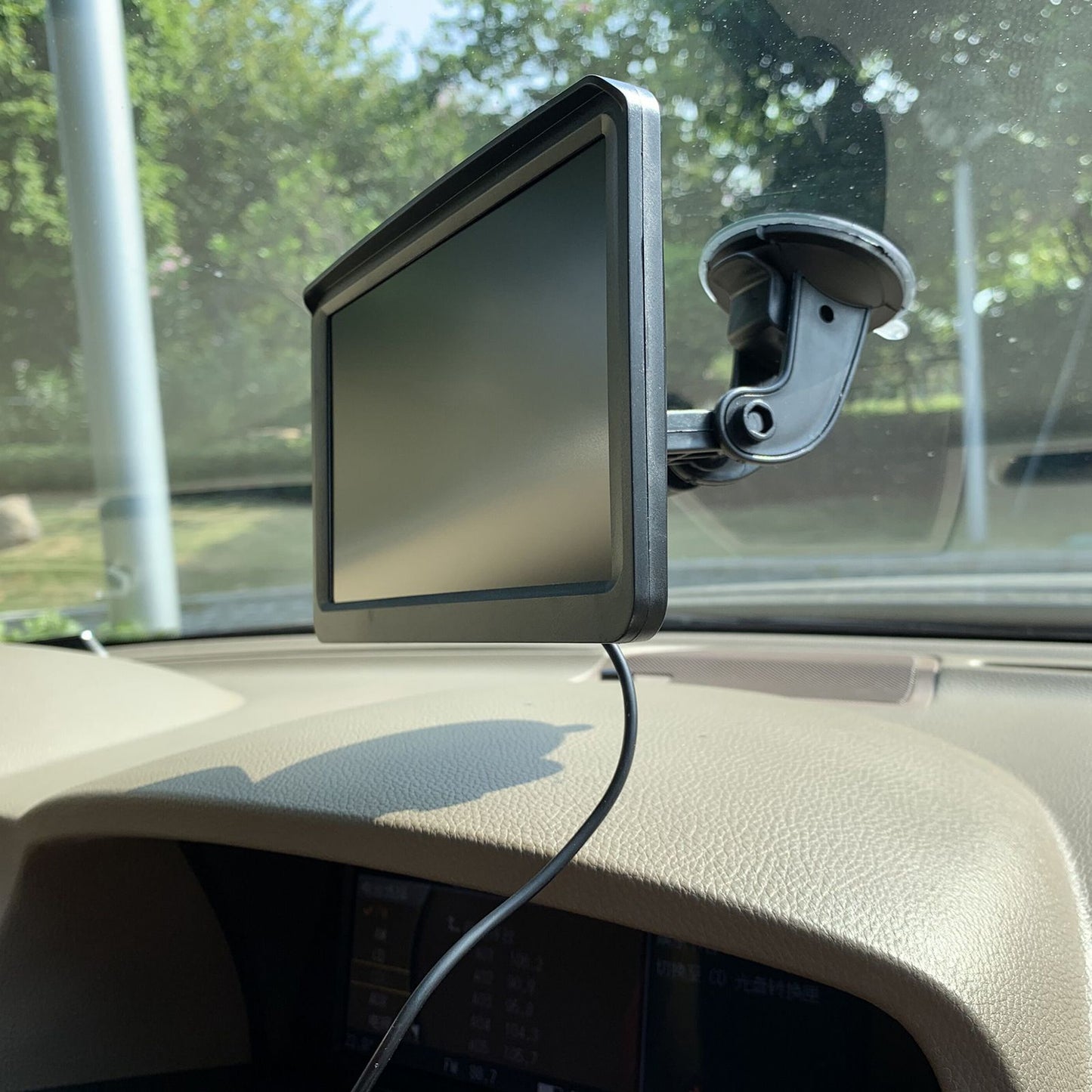 RH-702B Large 7" LCD Display Monitor 12V 24V Car Parking Reversing Butterfly-shaped Rear Camera Kit