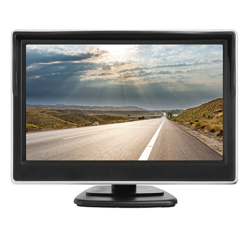 RH-510 High Brightness 12-LED Rear Camera Car Parking Reverse System Kit with 5" LCD Display Monitor