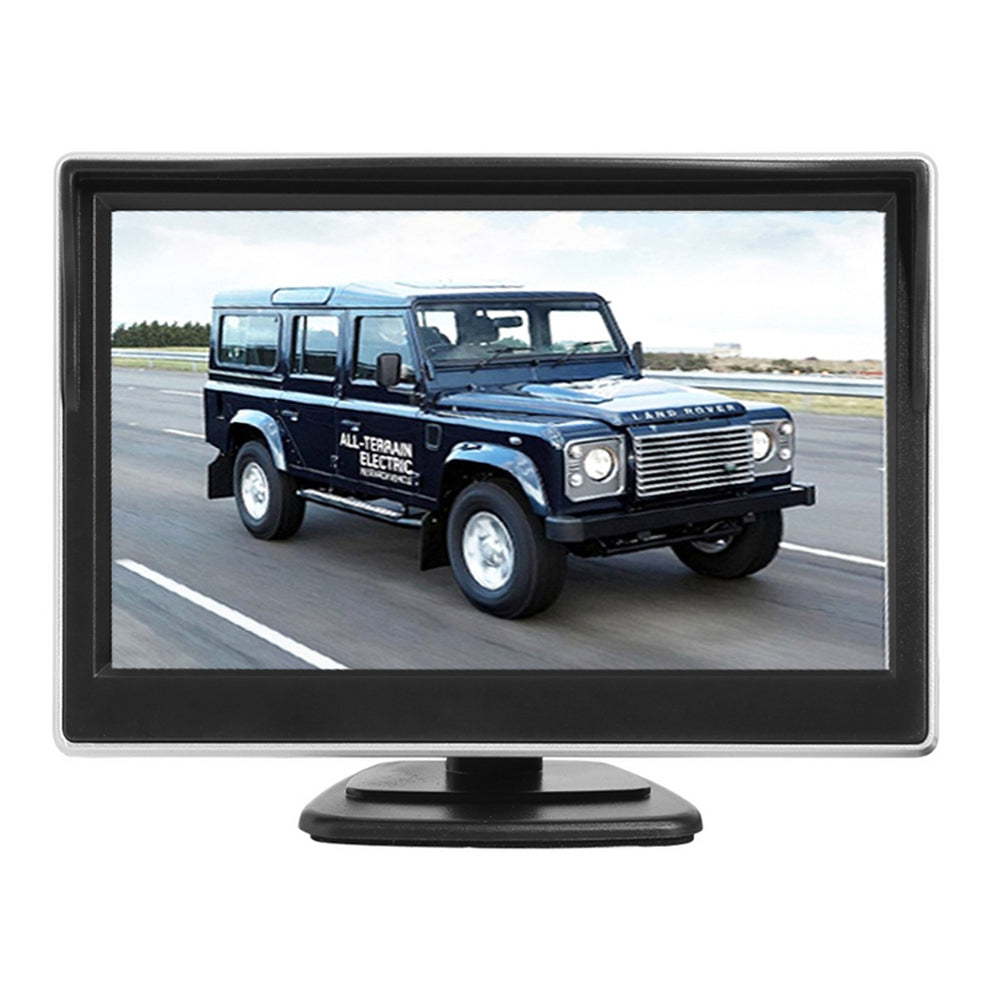 RH-507 5" LCD Display Monitor Car Parking Reverse Waterproof Butterfly-shaped Rear Camera with Power Supply Cable and Video Line