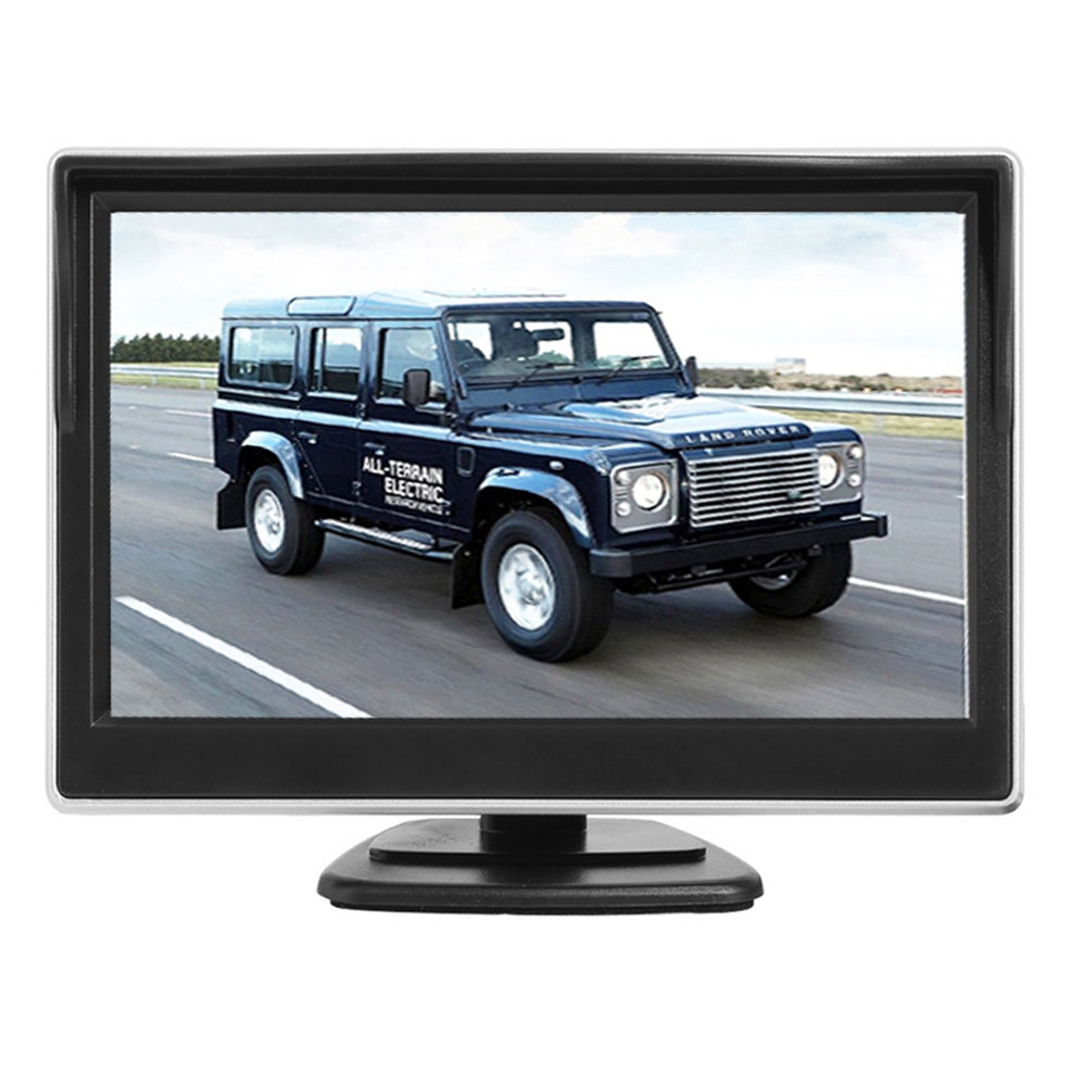 RH-508 Car Accessories 5" LCD Display Monitor 4-LED Rear Camera Car Reversing Kit with AV1 AV2 Vide Inputs