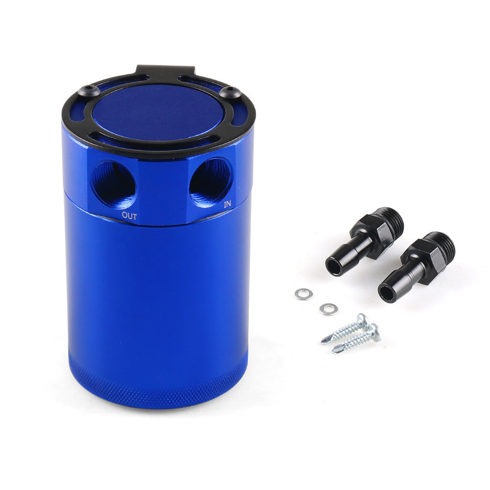 BX101669 Car Universal 2-Port Compact Baffled Oil Catch Can