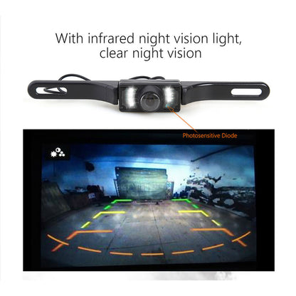 RH-702I 7" LCD Video Display Monitor 12V-24V Rear View Camera Parking and Reverse System Kit with Car Charger