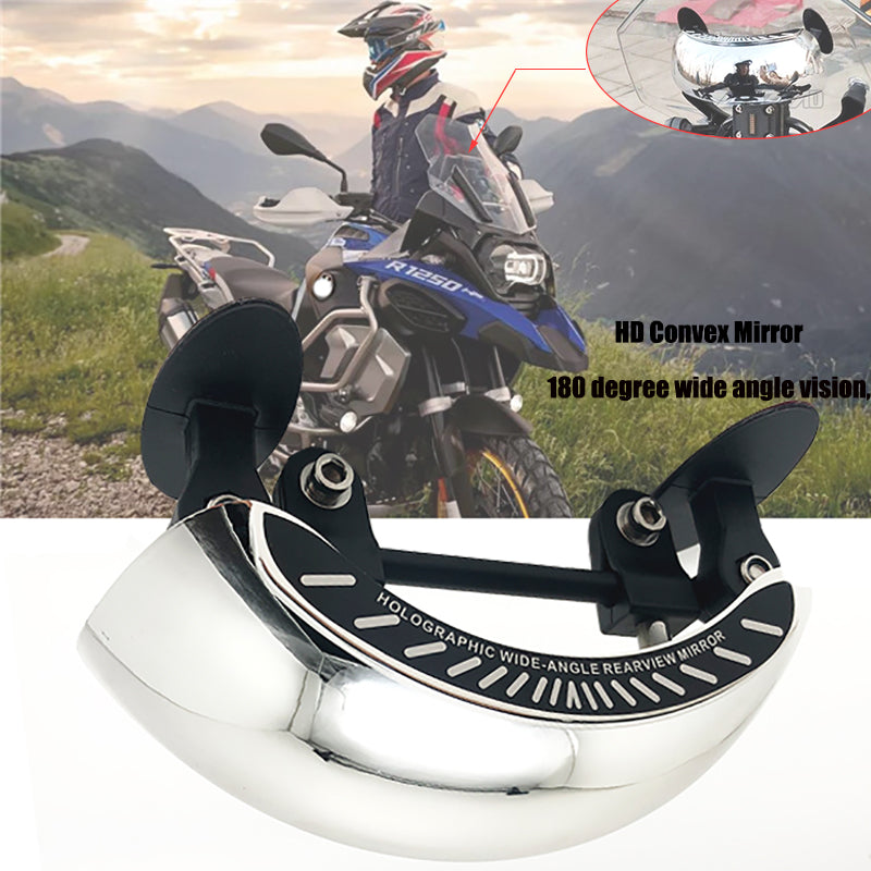 Motorcycle Rear View Mirror 180 Degree Blind Spot Mirror Wide Angle Rearview Mirror for Bike Scooter