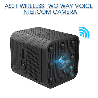 AS01 WiFi Camera HD Night Vision Home Security Camcorder Webcam Home Wireless Surveillance Camera