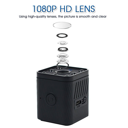 AS01 WiFi Camera HD Night Vision Home Security Camcorder Webcam Home Wireless Surveillance Camera