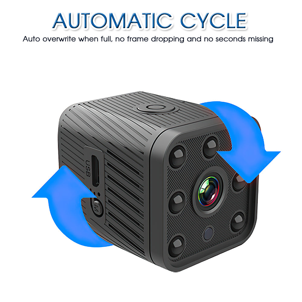 AS01 WiFi Camera HD Night Vision Home Security Camcorder Webcam Home Wireless Surveillance Camera