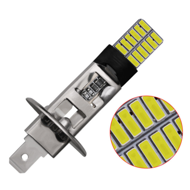 2PCS Car Fog Light 4.8W 6500K White Light 24-LED SMD 4014 Bright Car Clearance Light Lamp
