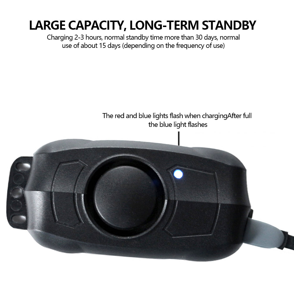 LY-C1 USB Charging Bike Alarm Wireless Scooter Alarm Motorcycle Anti-Theft Bicycle Alarm - Black