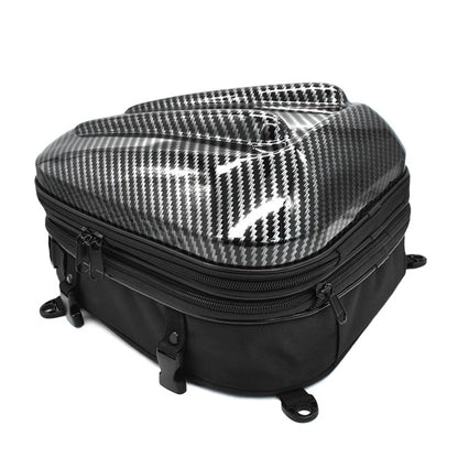 WOSAWE MB15 Waterproof Motorcycle Seat Tail Bag Multifunctional Expandable Motorcycle Luggage Bag Motorbike Helmet Bag