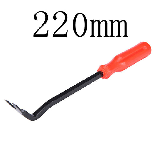 220mm Hard Car Tire Trim Removal Tool Pry Remover Tool Plier Puller with Rubber Handle Grip - Red