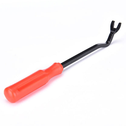 220mm Hard Car Tire Trim Removal Tool Pry Remover Tool Plier Puller with Rubber Handle Grip - Red