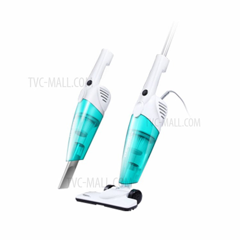 DEERMA DX118C Upright Vacuum Cleaner Mini 2-in-1 Pushrod Handheld Cleaner with 16000Pa Super Suction