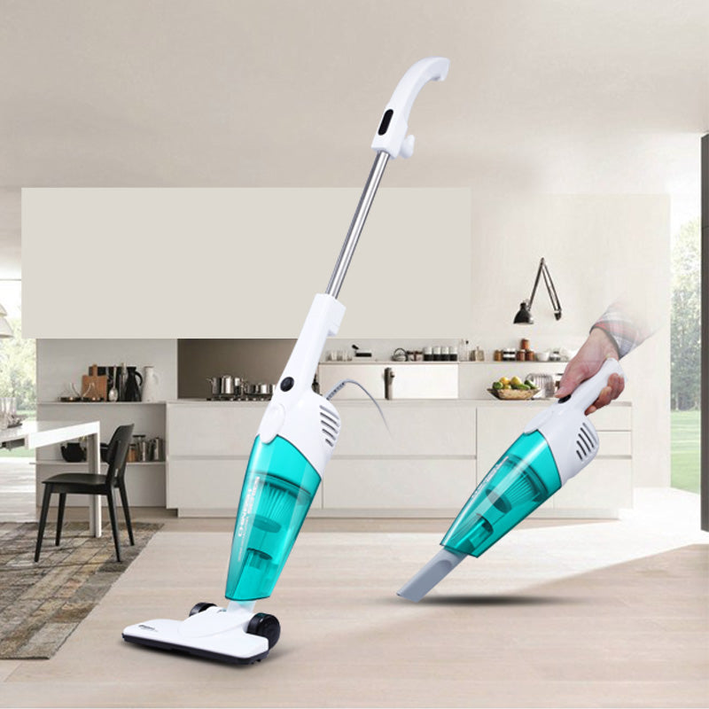 DEERMA DX118C Upright Vacuum Cleaner Mini 2-in-1 Pushrod Handheld Cleaner with 16000Pa Super Suction
