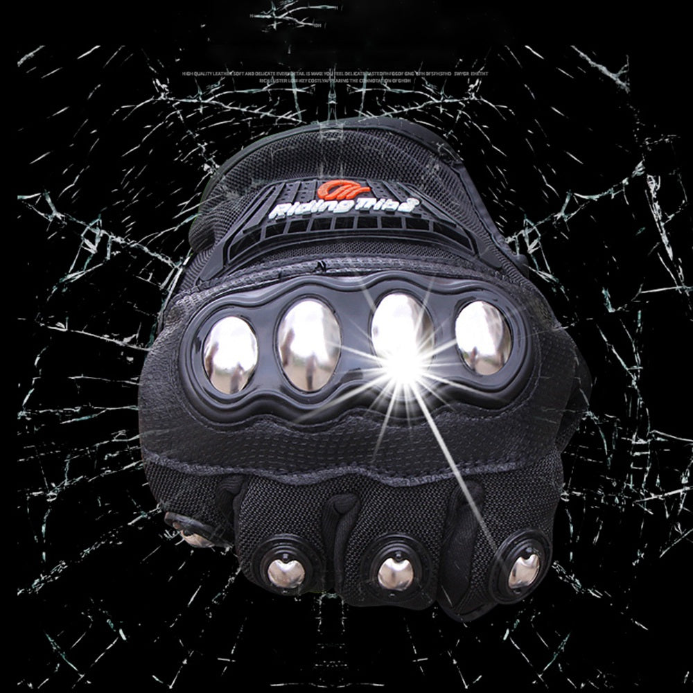 RIDING TRIBE MCS-29B Anti-fall Anti-slip Motorcycle Riding Gloves Outdoor Motocross Breathable Touch Screen Full Finger Gloves