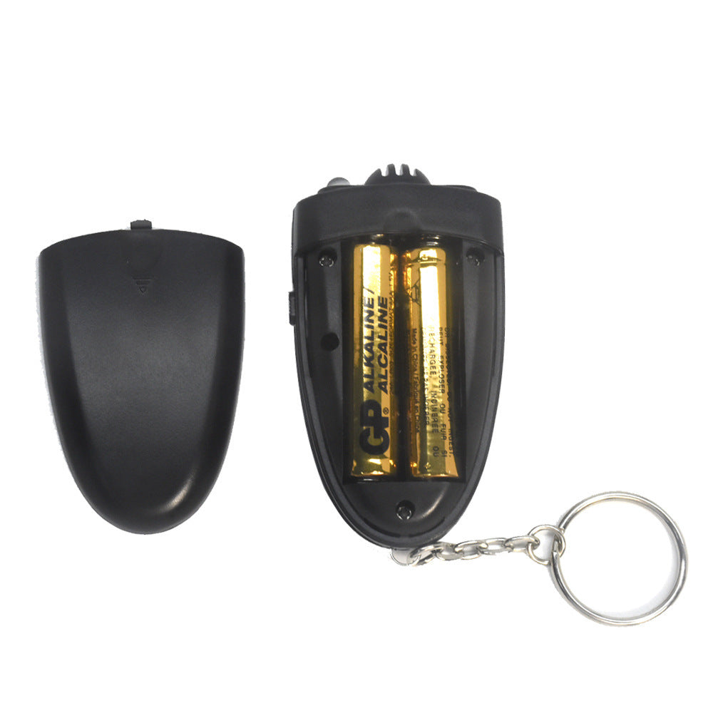 AD09 Portable Alcohol Tester Pocket Keychain Breathalyzer Mini Alcohol Detector with LED Light