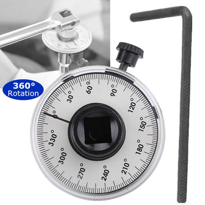 1/2 Inch Adjustable Drive Torque Angle Gauge Wrench Set Car Auto Repair Hand Garage Tool