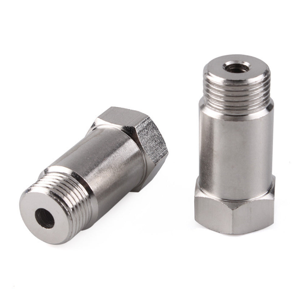 THB009 2Pcs/Set Car Oxygen Sensor Adapter 45mm Oxygen Extension Connector for Universal Vehicles