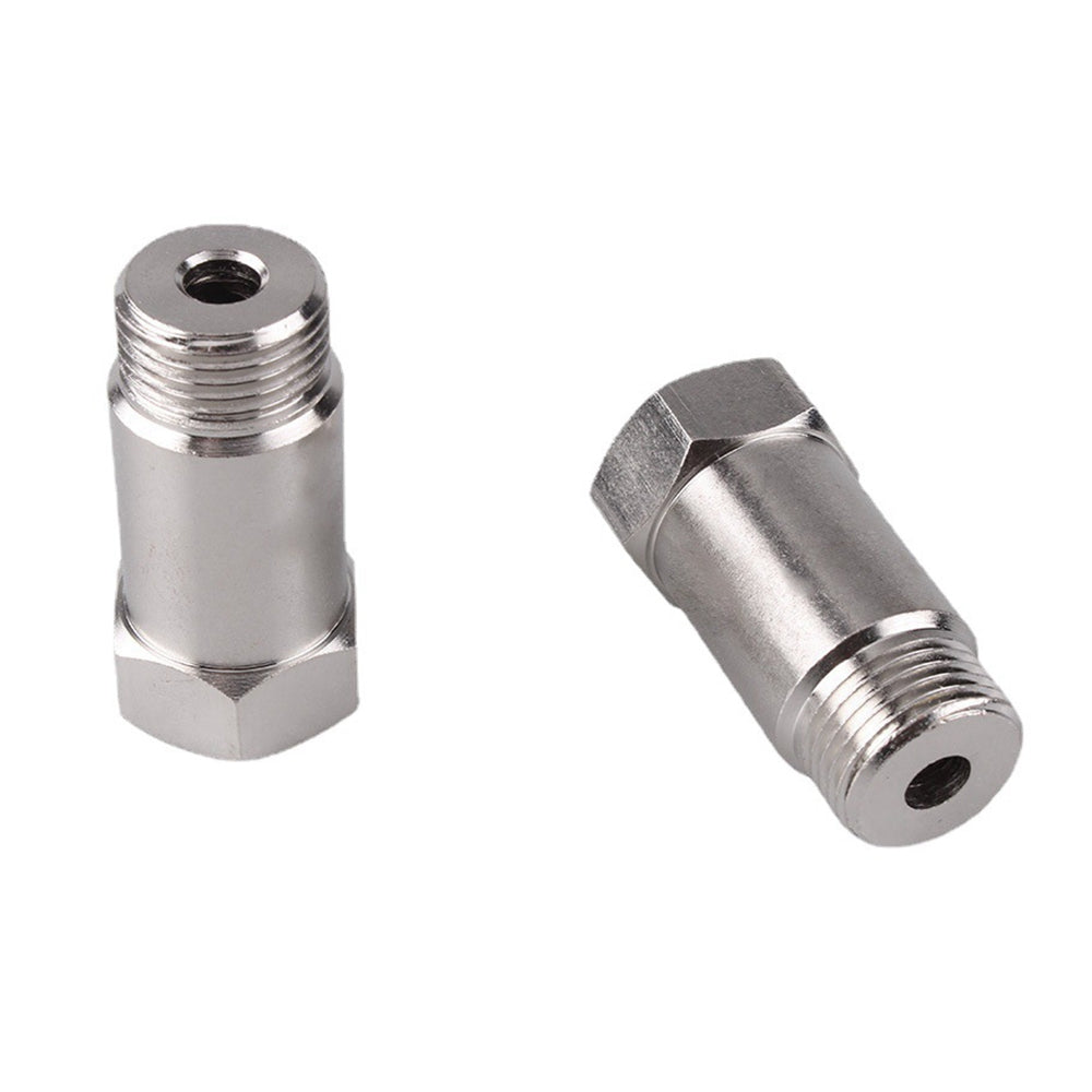 THB009 2Pcs/Set Car Oxygen Sensor Adapter 45mm Oxygen Extension Connector for Universal Vehicles