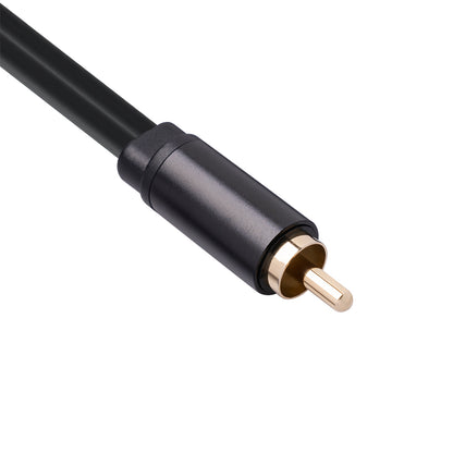 3686MFF-03 RCA Male to Dual RCA Female Audio Power Amplifier Adapter Cable Stereo Y Splitter Cord