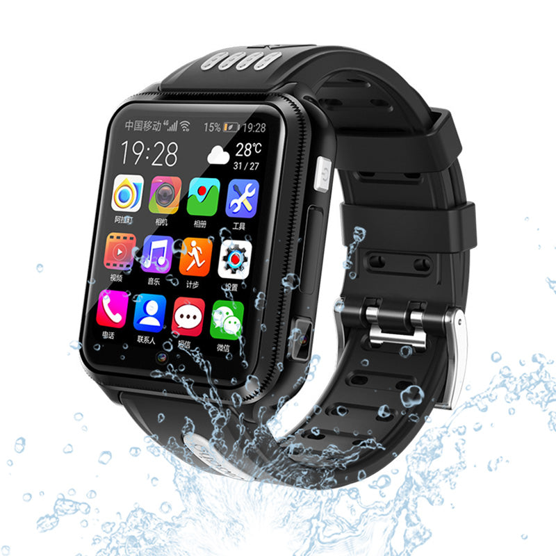 H1 4G Network Kids Smart Watch Waterproof Photography Watch Phone with Dual Cameras/Mic/GPS Tracker (2G+16G)