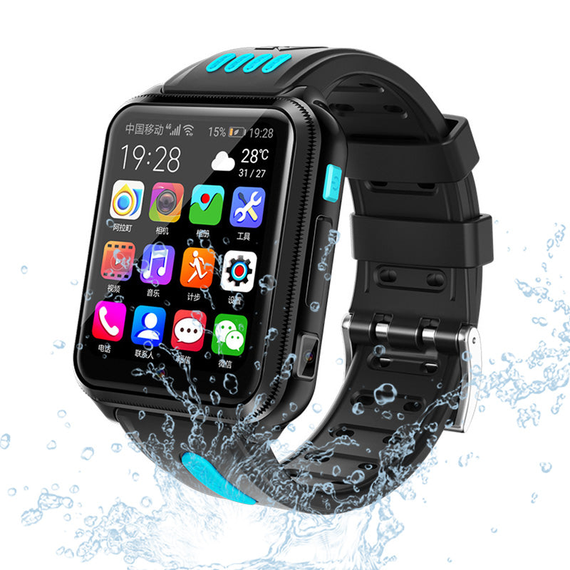 H1 4G Network Kids Smart Watch Waterproof Photography Watch Phone with Dual Cameras/Mic/GPS Tracker (2G+16G)