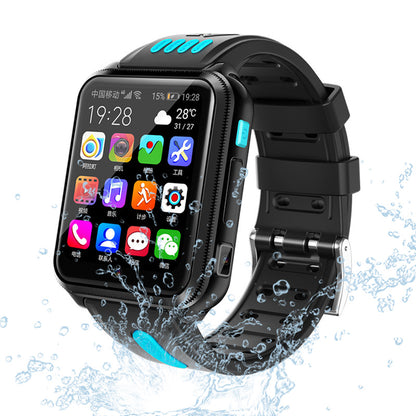 H1 4G Network Kids Smart Watch Waterproof Photography Watch Phone with Dual Cameras/Mic/GPS Tracker (2G+16G)