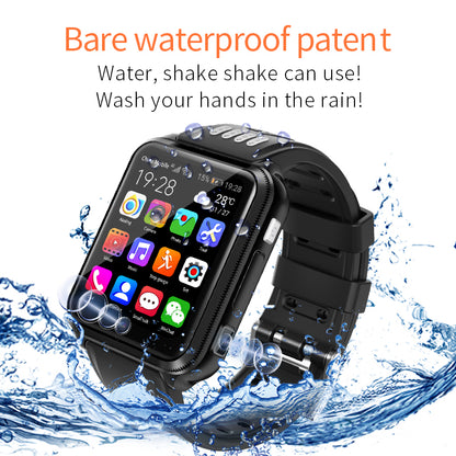 H1 4G Network Kids Smart Watch Waterproof Photography Watch Phone with Dual Cameras/Mic/GPS Tracker (2G+16G)