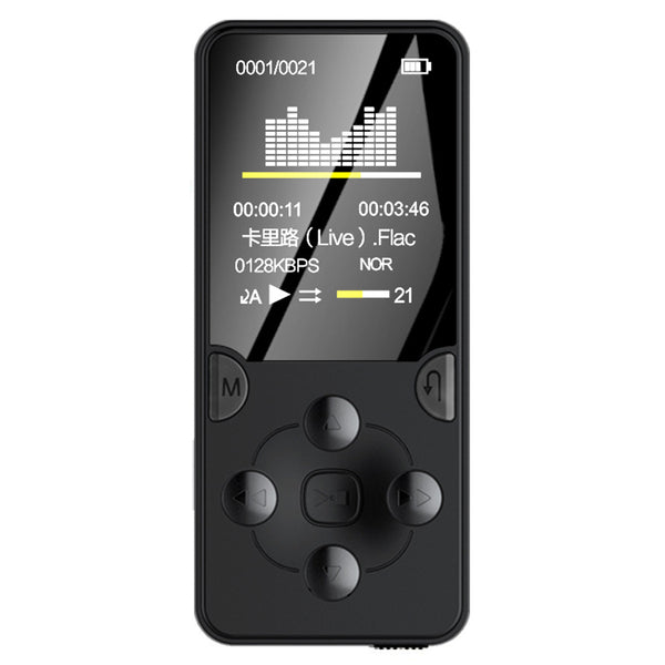 MROBO X-02 32GB 1.8-inch Screen MP4 Player Sound Recording Function FM Radio Music Video Player Student Learning Walkman