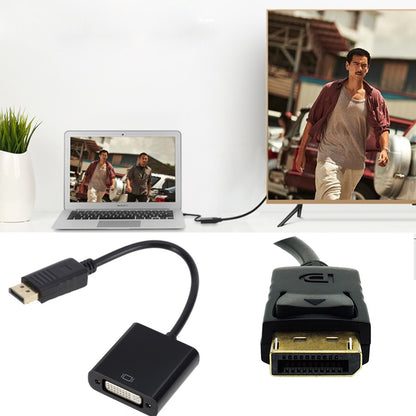 DisplayPort Male to DVI Female Adapter HD Converter (Big Shell)