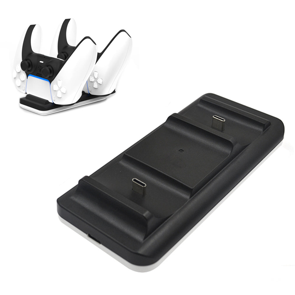 MIMD Portable Dual Charger Station Charging Dock with USB Cable for PS5 Controller