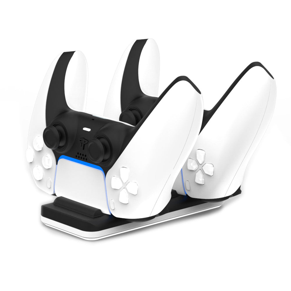 MIMD Portable Dual Charger Station Charging Dock with USB Cable for PS5 Controller