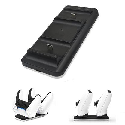 MIMD Portable Dual Charger Station Charging Dock with USB Cable for PS5 Controller