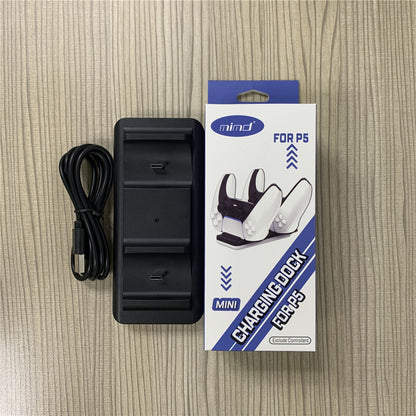MIMD Portable Dual Charger Station Charging Dock with USB Cable for PS5 Controller