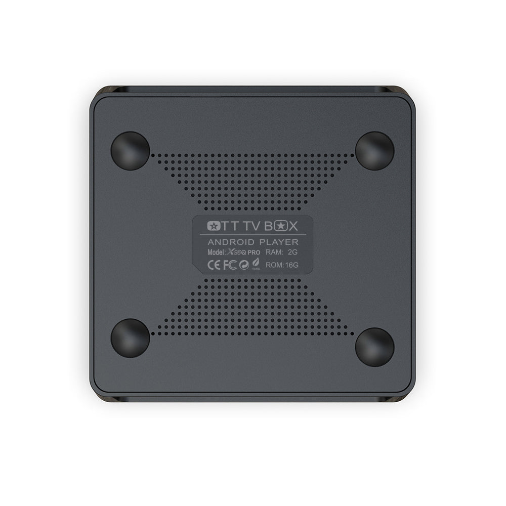 X96Q PRO Allwinner H313 Dual Wifi 2.4Gï¼†5G TV Box Android 10.0 4K Quad Core HD Set Top Box [2G + 16G]