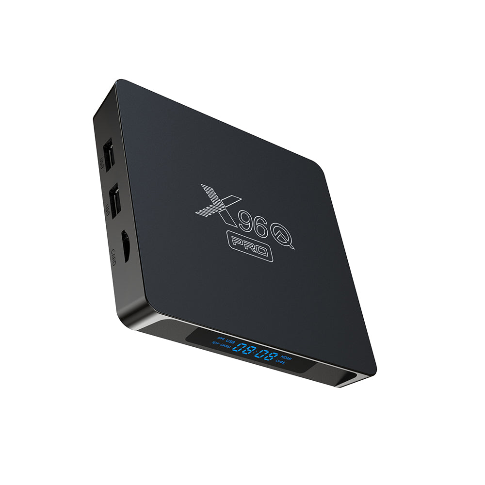 X96Q PRO Allwinner H313 Dual Wifi 2.4Gï¼†5G TV Box Android 10.0 4K Quad Core HD Set Top Box [2G + 16G]